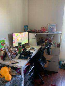 Desk with storage