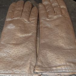 New Medium Leather Gloves