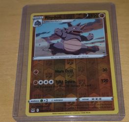 Reverse Holo Rhydon 090/196 Uncommon  Lost Origin Pokemon TCG
