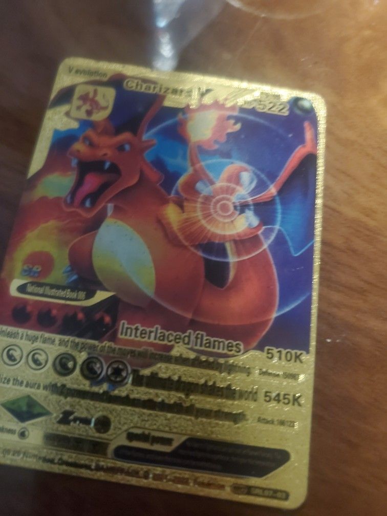 Pokémon Gold CHARIZARD Rare Edition