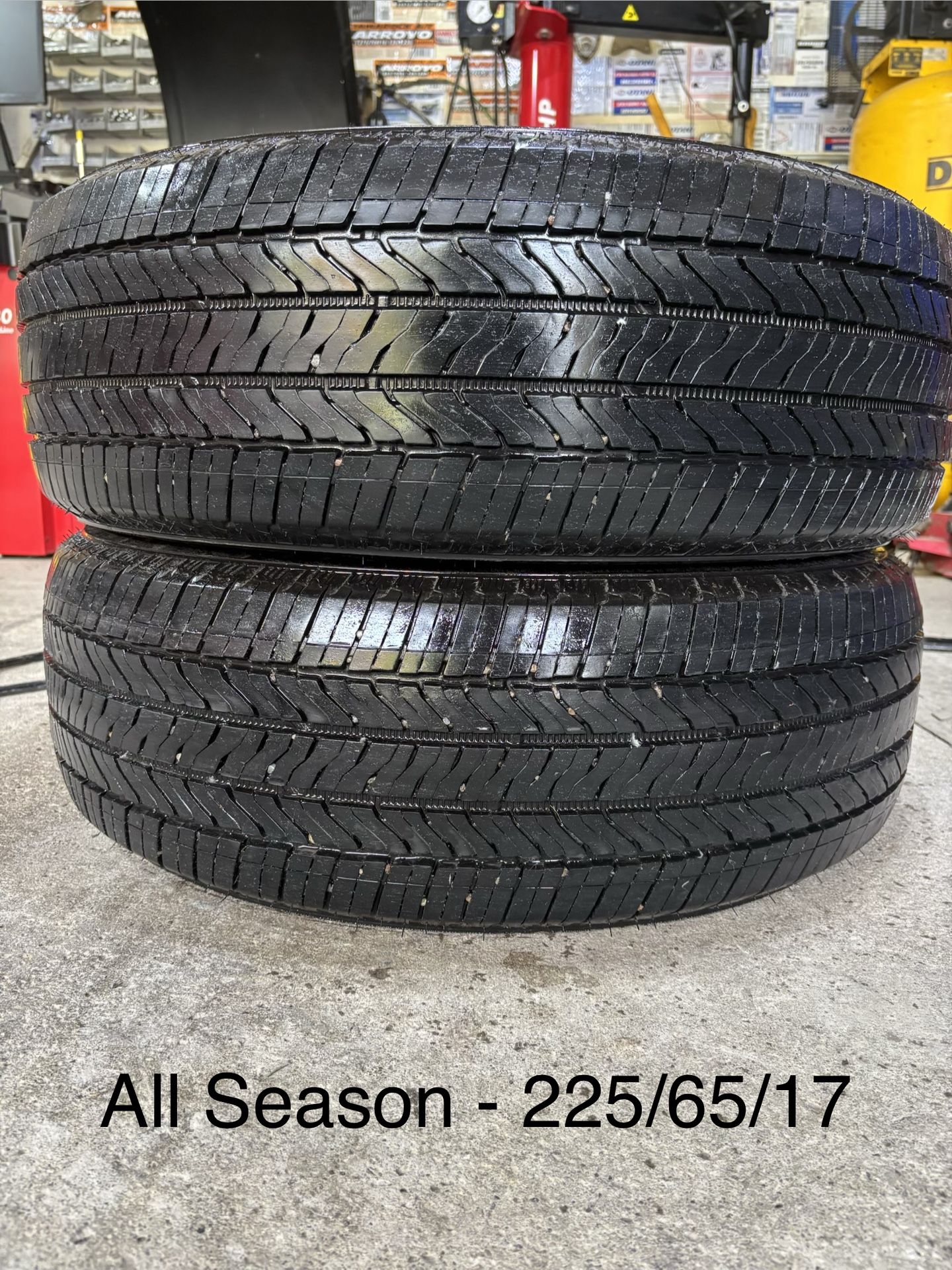 (2) - 225/65/17 Bridgestone Alenza A/S 02 All season Tires