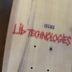 RARE RARE Lib Technologies Skateboard Deck - OBO