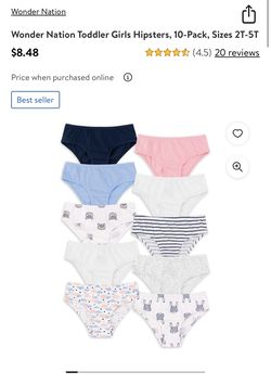 10 Pack Of Toddler Girls Underwear - 4t-5t for Sale in Anaheim, CA