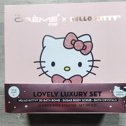 Hello Kitty x The Creme Shop Lovely Luxury Set Coco Rose Scented Set