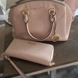Michael Kors  Purse And Matching Wallet