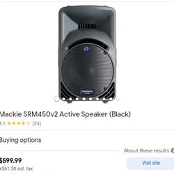 Mackie Active Loud Speaker