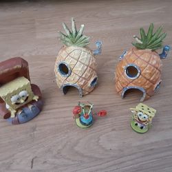 Aquarium Fish Tank Decorations Lot