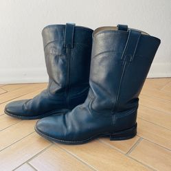 Black Leather Boots