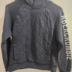 Abercrombie Kids Youth Hoodie With 2 Side Pockets, Size 11/12