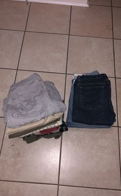 Mens jeans and shorts