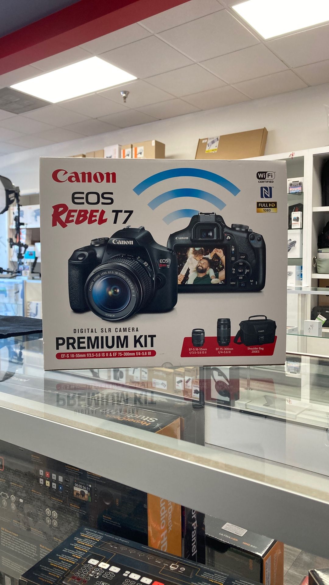 Canon Rebel T7 Premium 2 Lens Kit