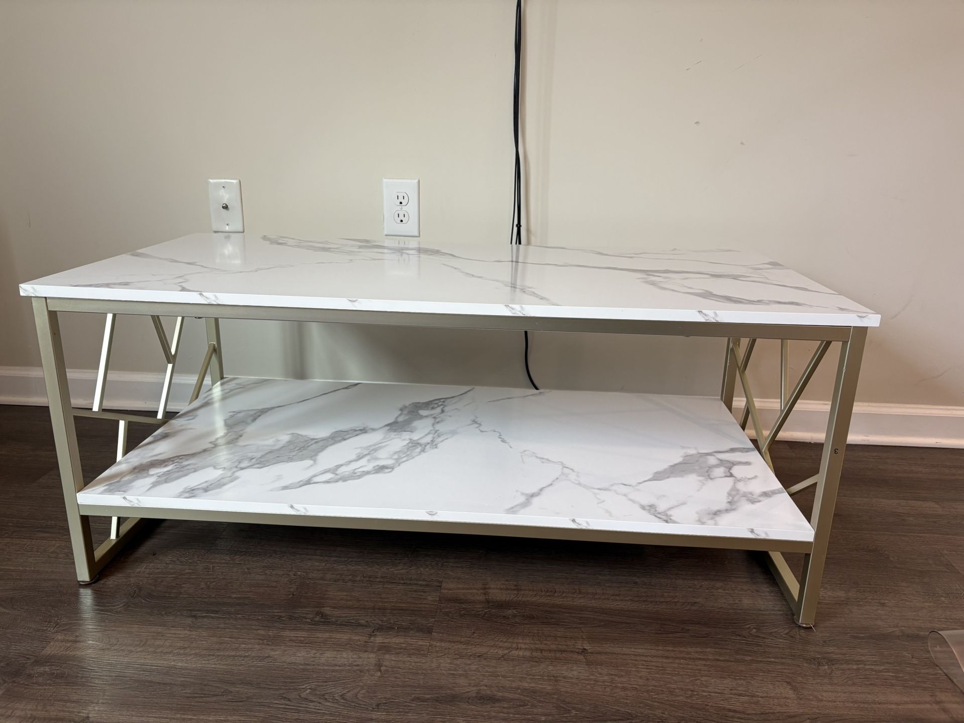 White Marble Coffee Table
