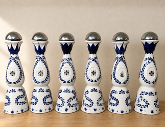 Empty Clase Azul Ceramic Bottles with Tops