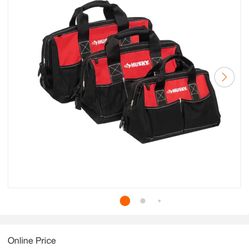 Husky 18 in., 15 in. and 12 in. Tool Bag Combo