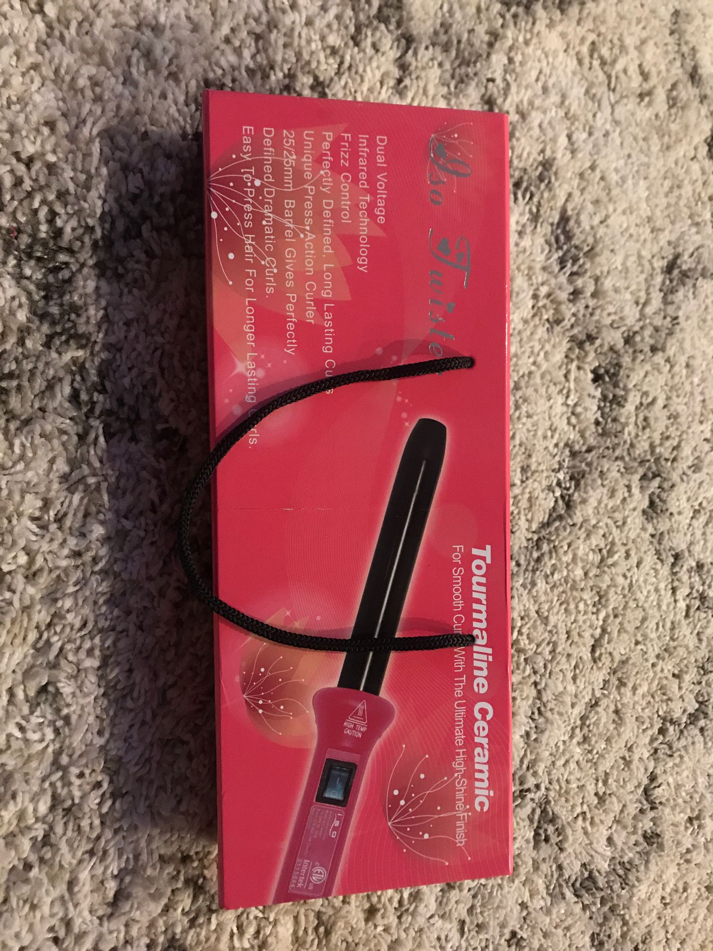 Iso Twister professional Tourmaline Ceramic curling iron