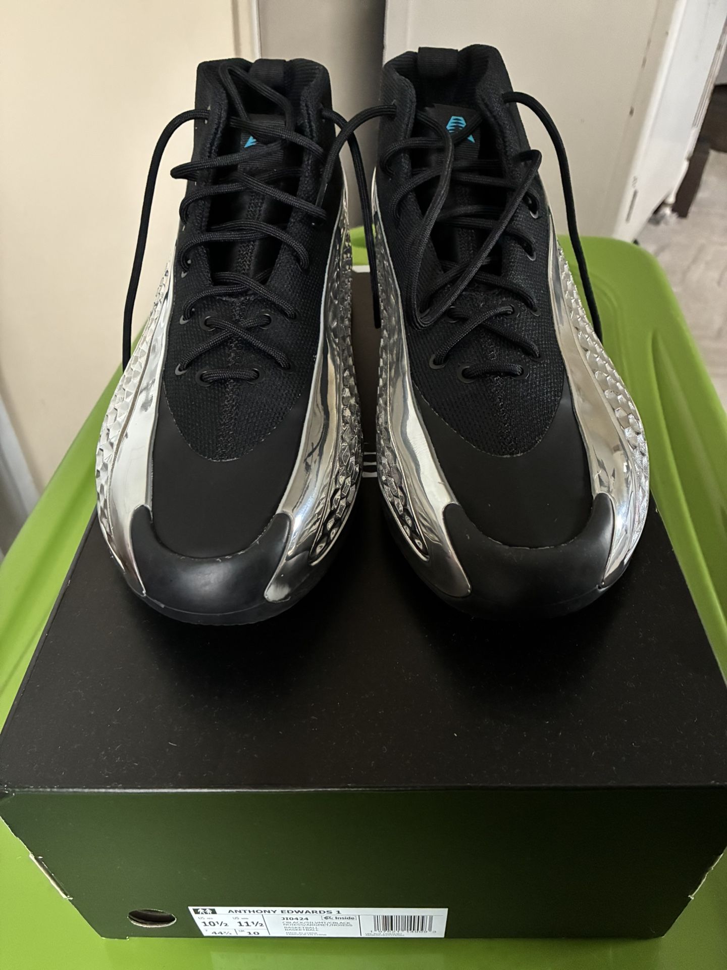 Adidas Chrome Anthony Edward’s 1 Mid Size 10.5 Brand New