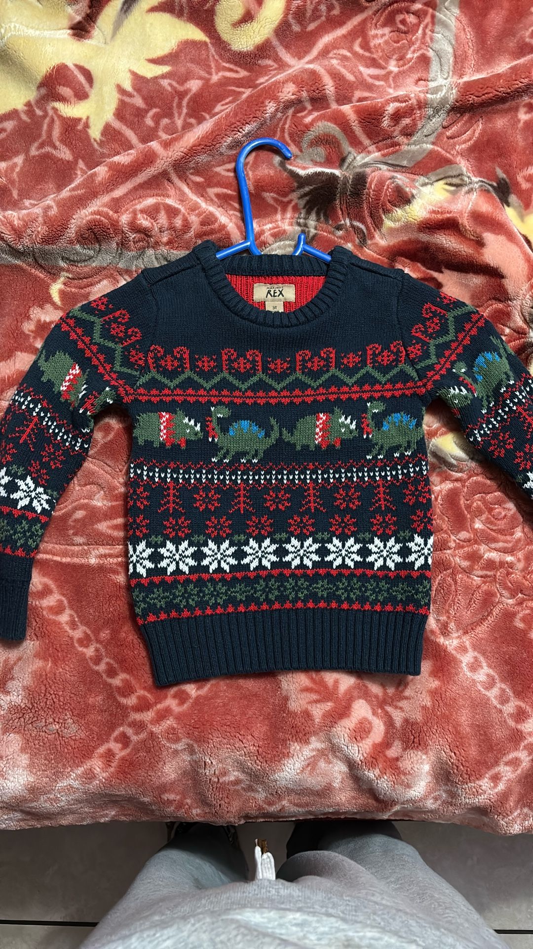 Boys Size 3T Thick Layer Christmas Sweater