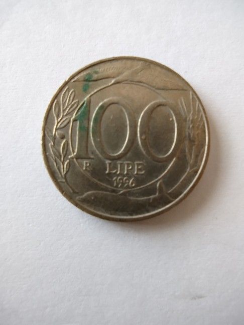 L.100 Italian Coin