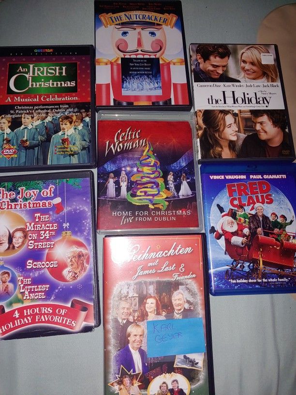 DVDs, Holiday Movies