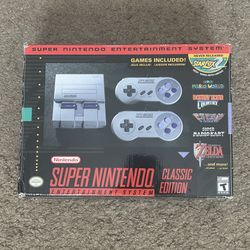 Super Nintendo Entertainment System: Classic Eddition With 21 Games And New Starfox 2