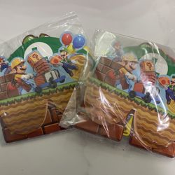 Super Mario Birthday Party Paper Glasses