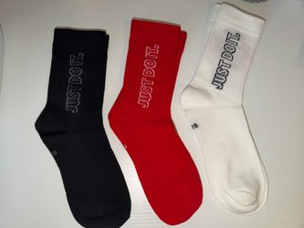 Nike “just do it” socks