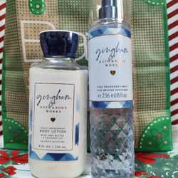 Bath & Body Works Gingham Two-piece Set $16
