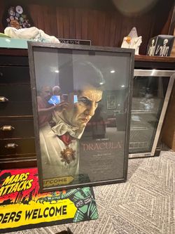 Dracula by Greg Staples Framed Glass