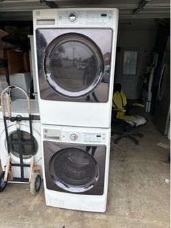 Kenmore Elite stackable washer and gas dryer