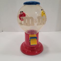 Vintage M&M Candy Dispenser Collectible Gumball Machine Style 1997