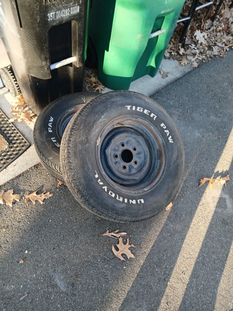 Two Used 14" Tires