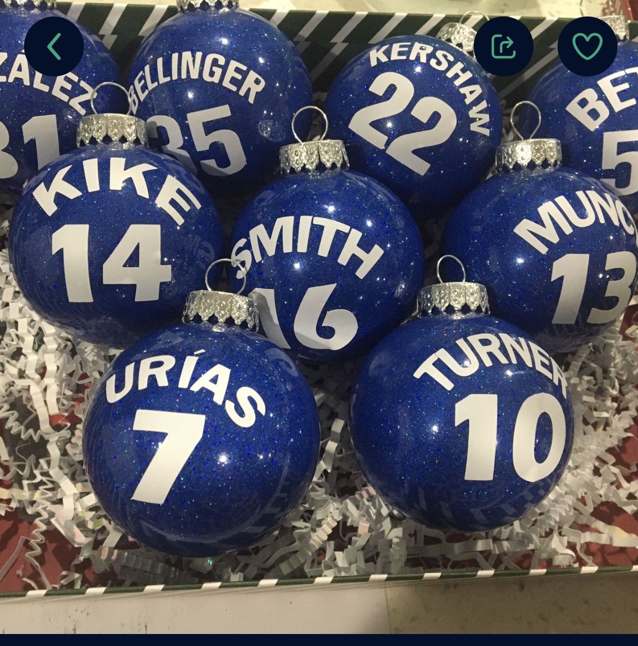 Customized Ornaments To Any Theme Dodgers Lakers Grinch