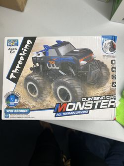 Threeking 1:16 RC Monster Truck – 4WD Waterproof All-Terrain Remote Control Car
