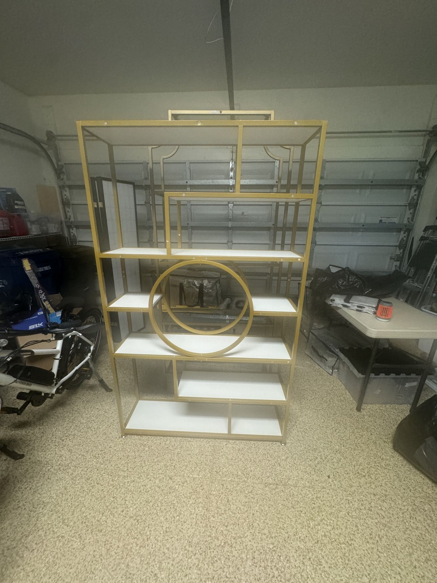 Tall Bookshelf, Large Open Display Shelf