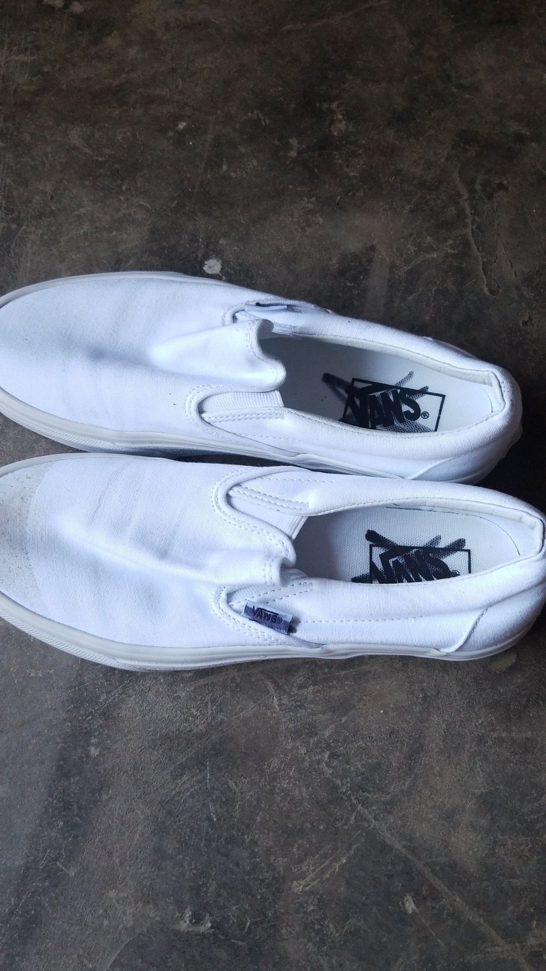 Vans Slip-ons! Womens-9.5, Mens-8.0. Great Condition.