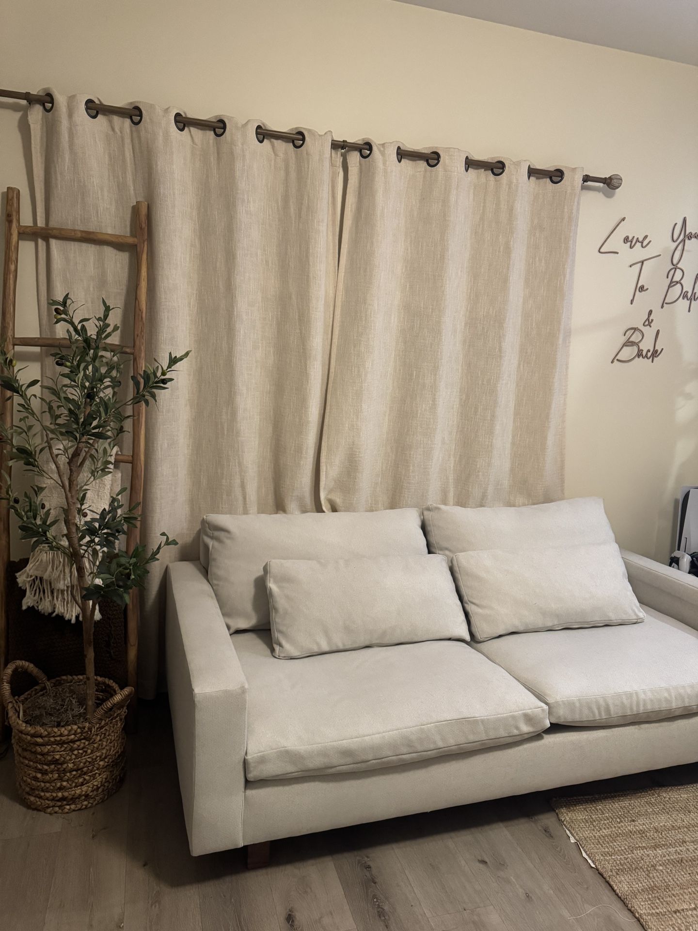 West Elm Harmony Couch And Ottoman