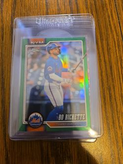 Bo Bichette Topps Chrome Green Refractor /99 Mets