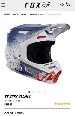 NIB FOX V2 Bnkz Helmet sz XS