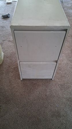 STURDY/ HEAVY wood filing cabinet/ Storage Drawers