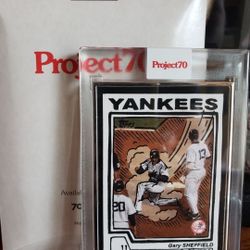 Gary Sheffield 11/51 - 2021 Project70 Artist Proof