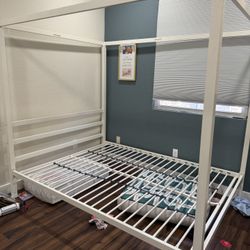 Free - Queen Canopy Bed Frame
