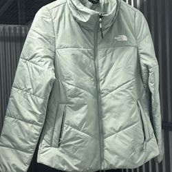 The North Face Women Mint Green Jacket 