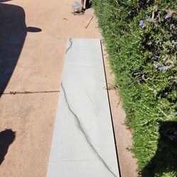 Free 3  Marble slabs -longest is  6' x 19" × 1/2", great for backsplash or console topper