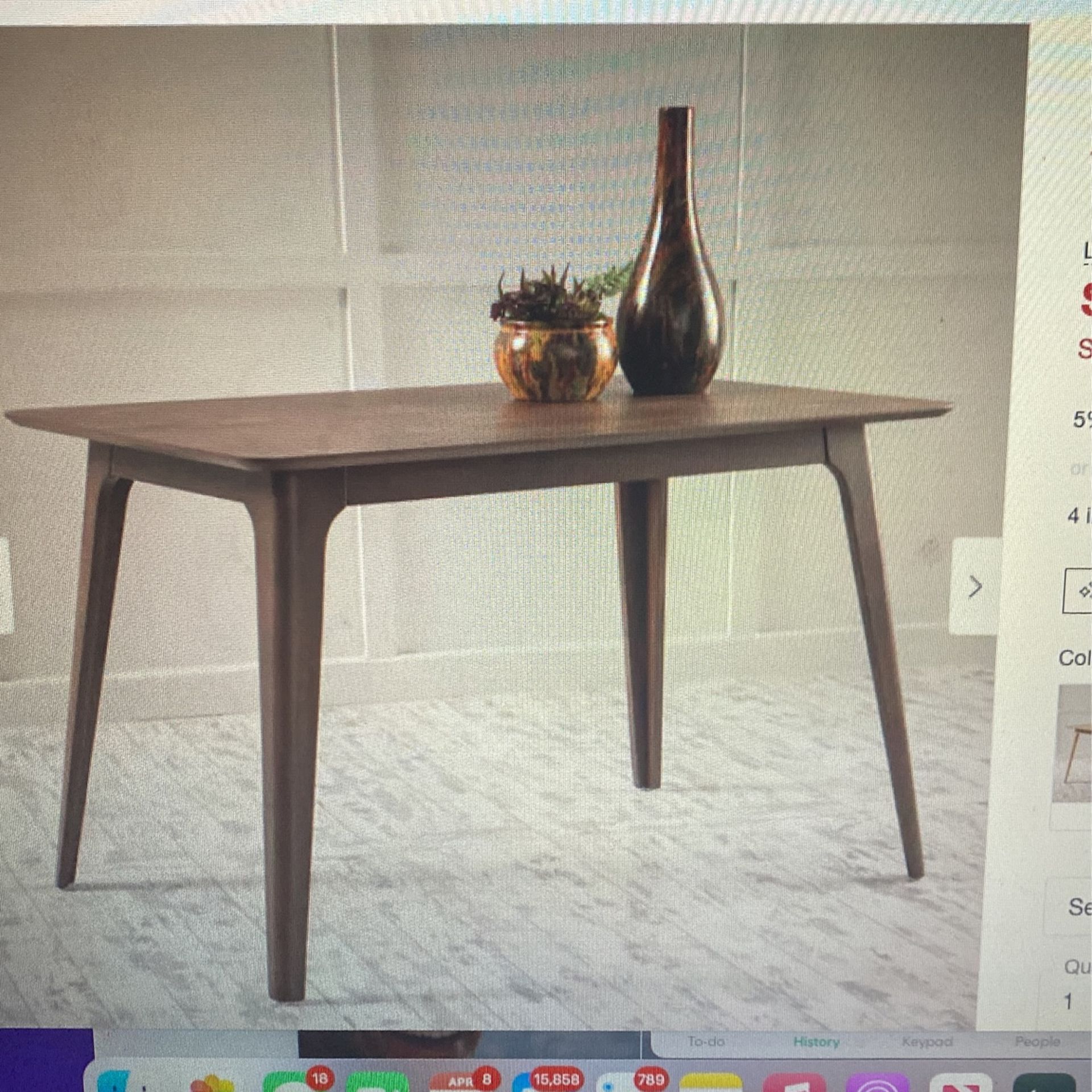 Wood Dining Table MCM