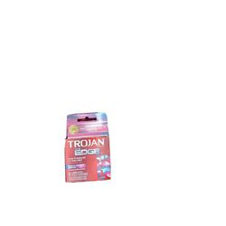 TROJAN THE EDGE LUBRICATED LATEX CONDOM CHANGINGSENSATIONS 3 CT