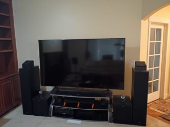 High end 9.2 Klipsch dolby atmos surround sound system with Denon amp