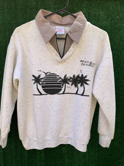Vintage 80s Pacific Beach California sweatshirt size medium