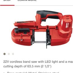 Hilti Cordless Band Saw 