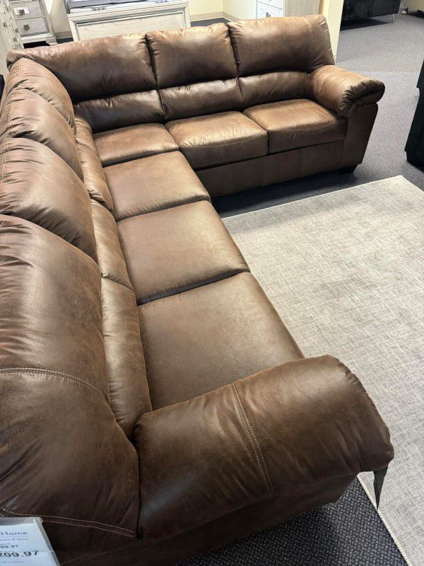 Coffe Sectional Sofa Couch Bladen