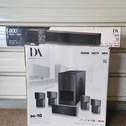 Speakers and sound bar